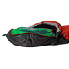 Spice open, showing sleeping bag (not included)
