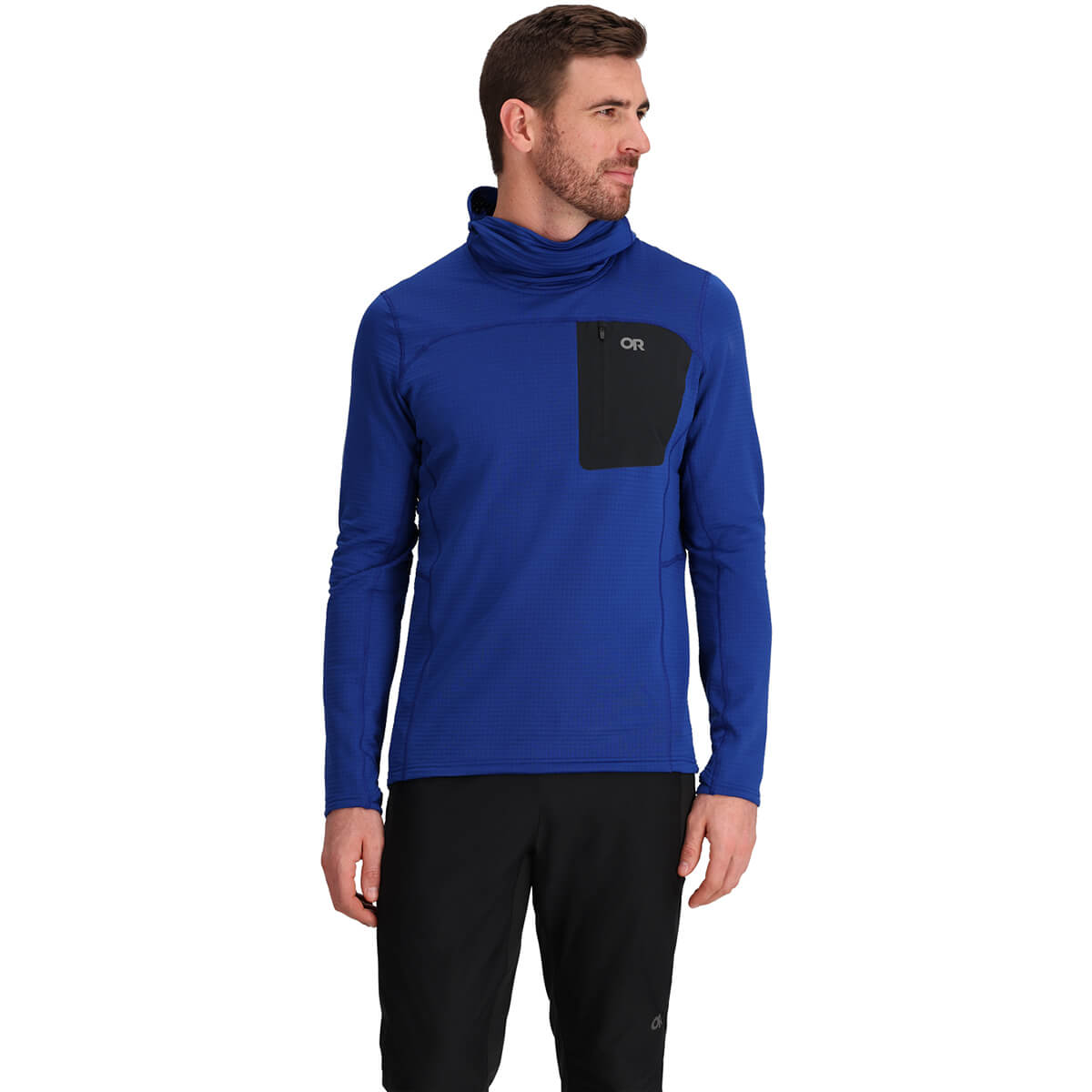 Vigor Grid Men's Fleece Pullover Hoodie