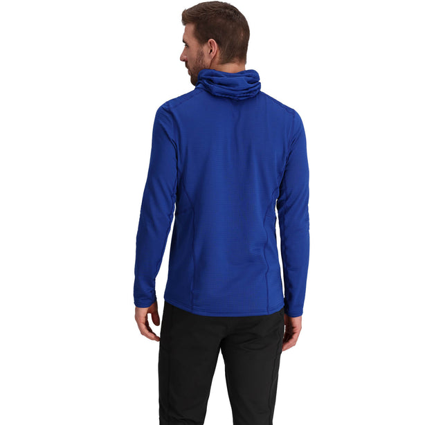 Vigor Grid Men's Fleece Pullover Hoodie