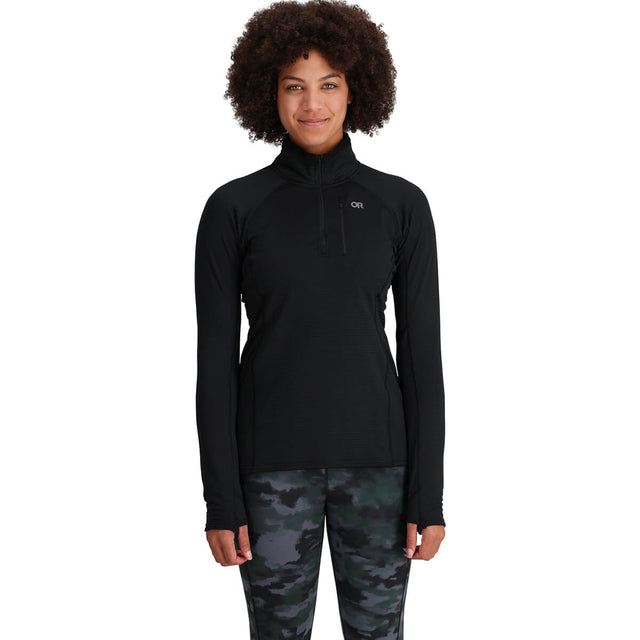 Vigor Grid Women's Fleece Quarter Zip