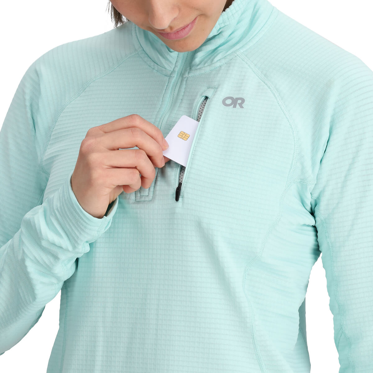 Vigor Grid Women's Fleece Quarter Zip