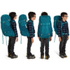 Blue Spikemoss/Deep Peyto, on boy model, various views