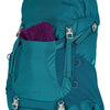 Blue Spikemoss/Deep Peyto,  front shove-it pocket in use