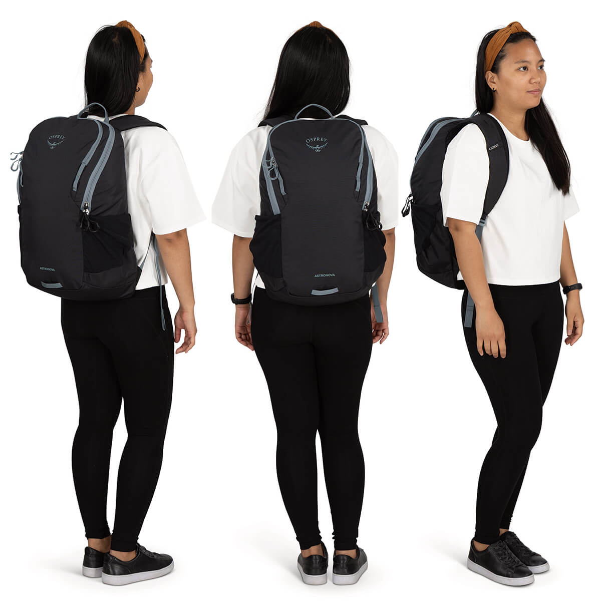 Black/Shale Grey worn by female model, various views