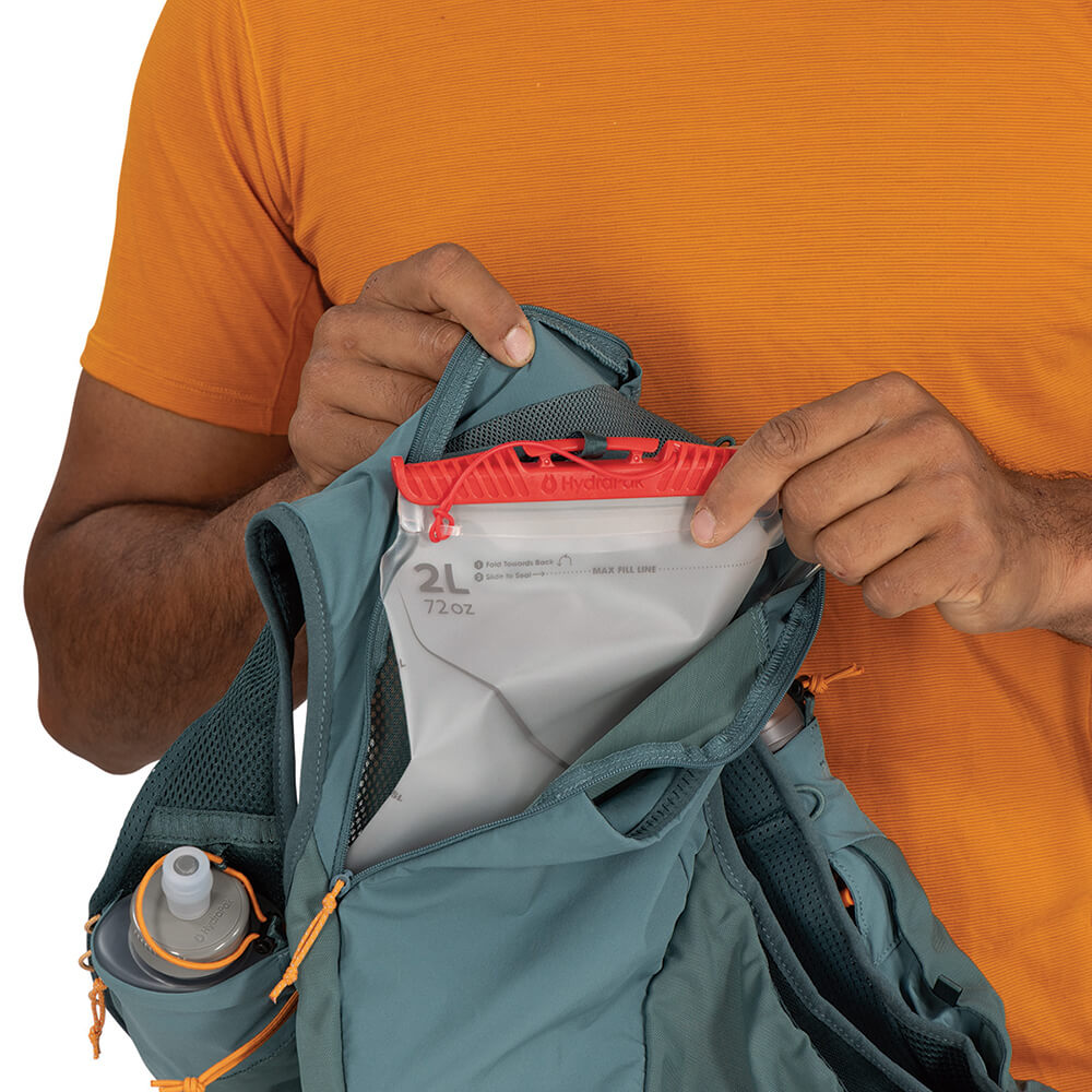 Cascade Blue pocket with optional reservoir