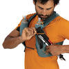 Cascade Blue attaching poles to harness