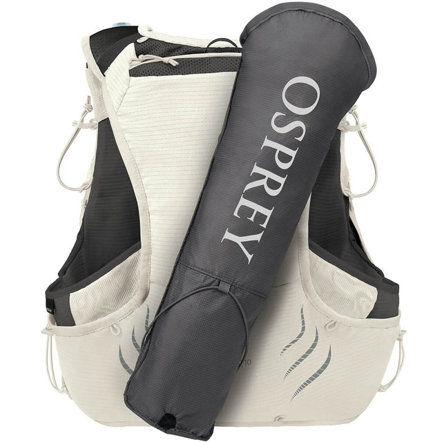 Mystery White diagonal quiver carry on back