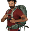 Pine Leaf Green trekking pole carry