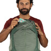 Pine Leaf Green access to main compartment