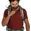 Pine Leaf Green safety whistle in buckle