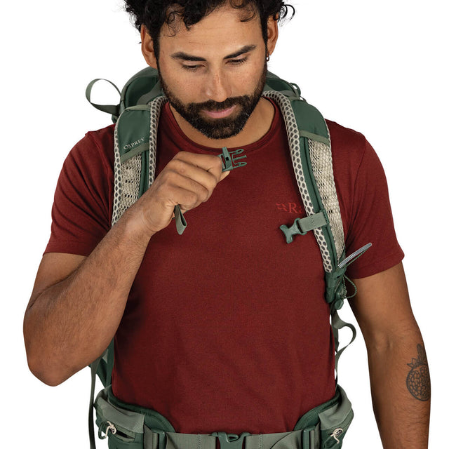 Pine Leaf Green safety whistle in buckle