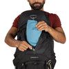Raven Black vertical front stash pocket