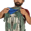 Pine Leaf Green top pocket in use