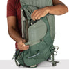 Pine Leaf Green with bottle in side pocket and adjusting lower compression