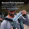 Bounce-free hydration in running vests
