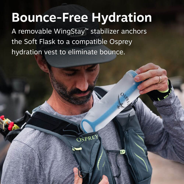 Bounce-free hydration in running vests