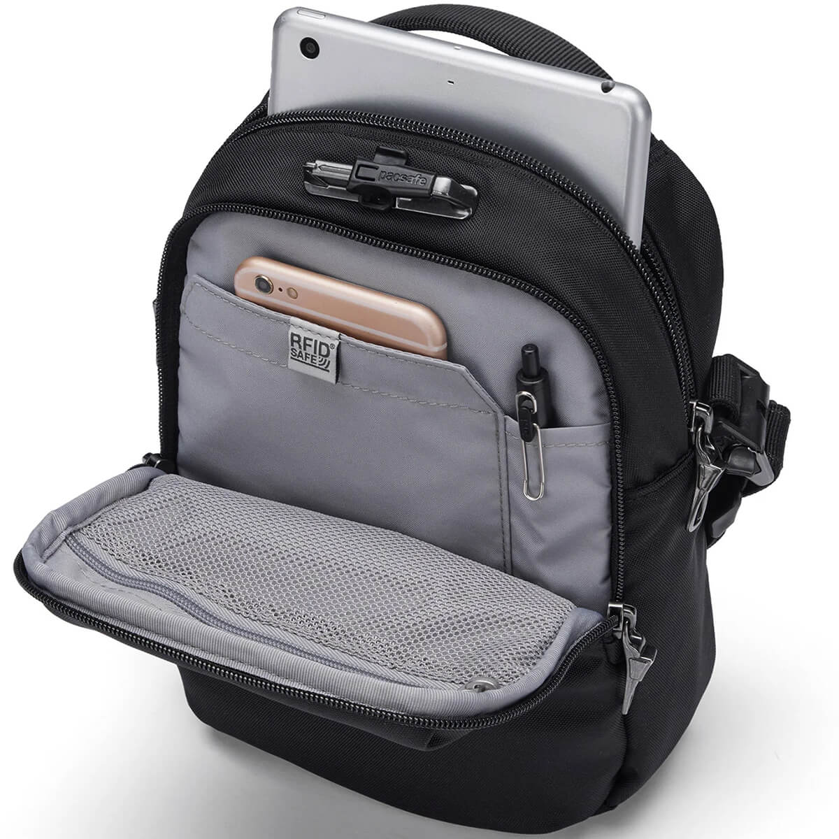 V Anti-Theft Companion Crossbody Bag