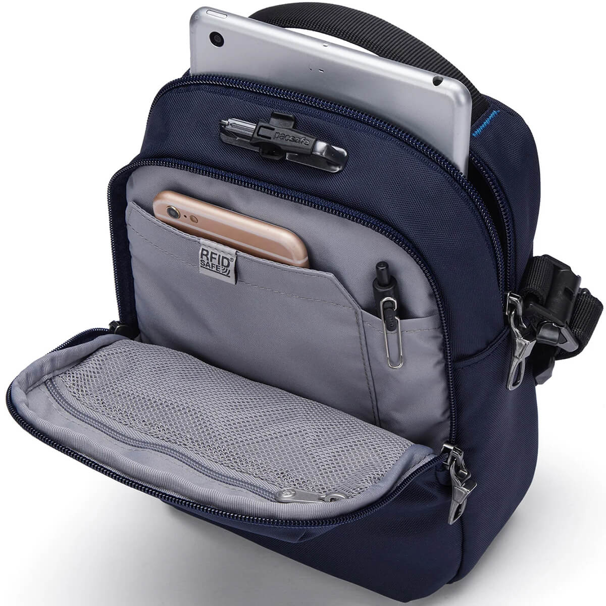 V Anti-Theft Companion Crossbody Bag