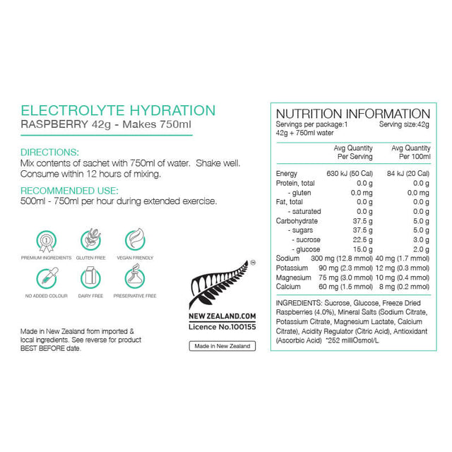 Electrolyte Hydration 42g Sachet