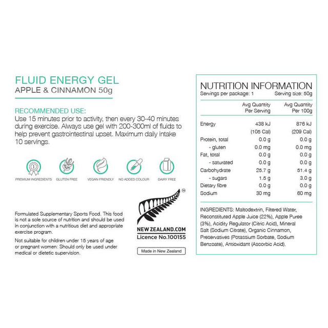 Fluid Energy Gel - 50g