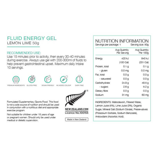 Fluid Energy Gel - 50g