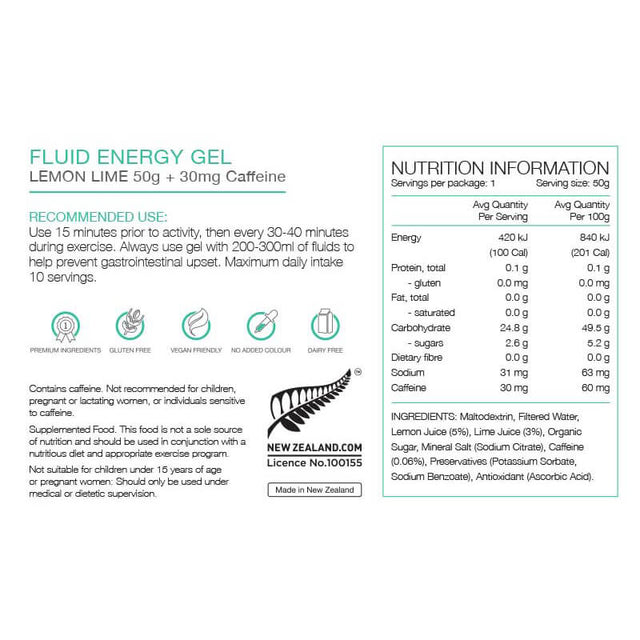 Fluid Energy Gel - 50g