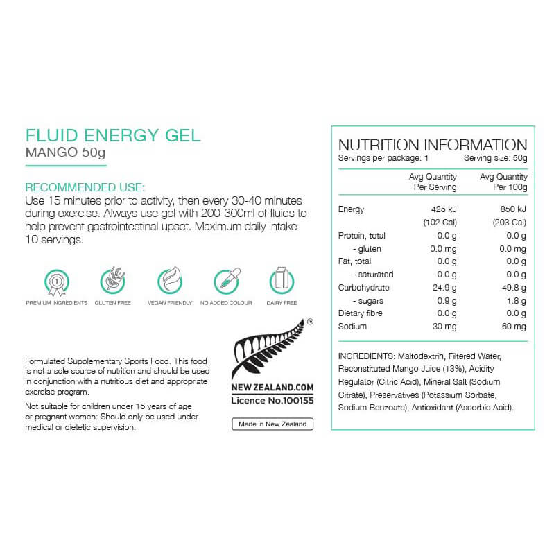 Fluid Energy Gel - 50g