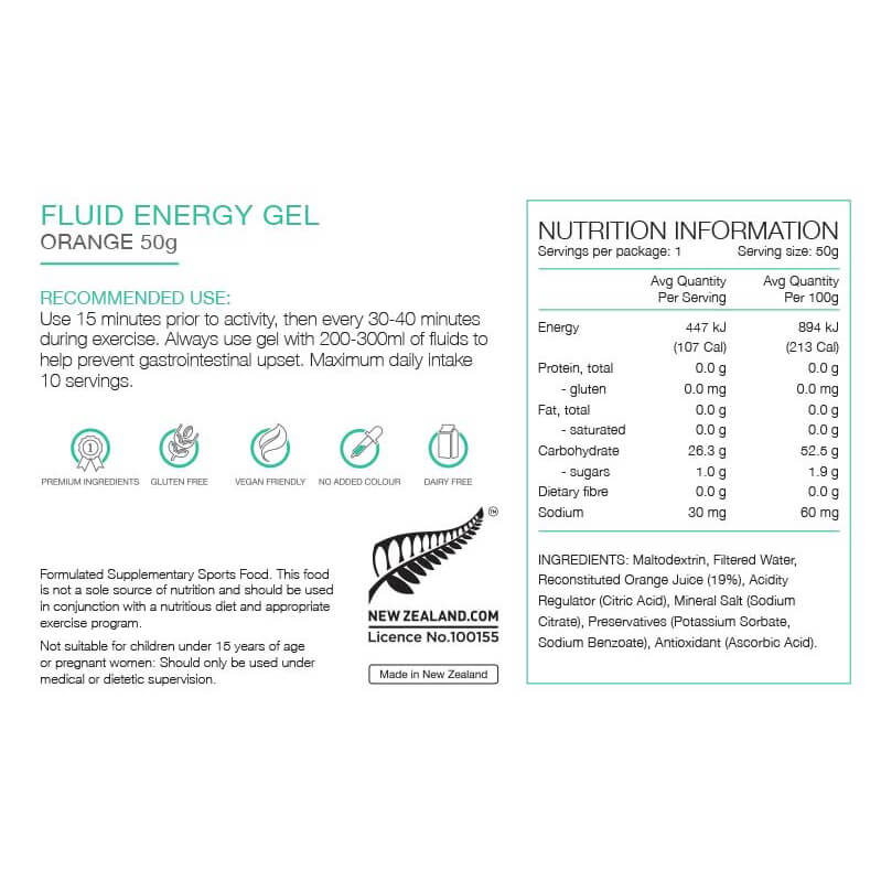 Fluid Energy Gel - 50g