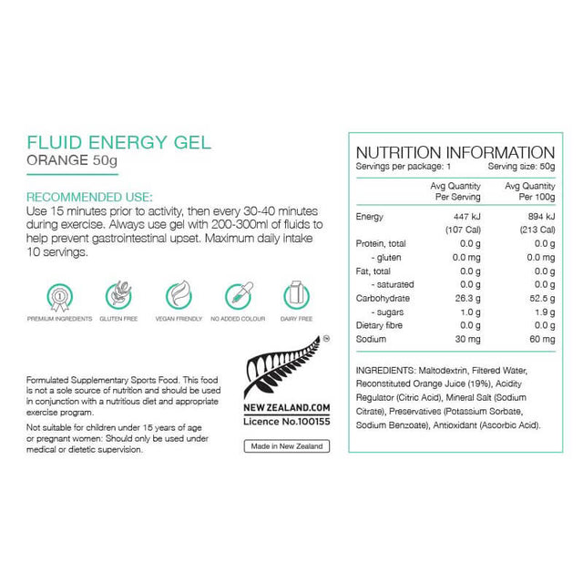 Fluid Energy Gel - 50g