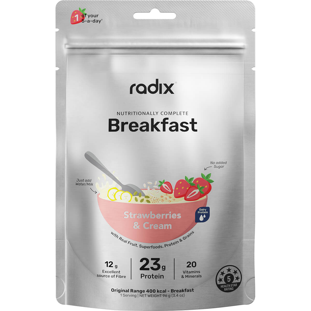 Original 400 Whey-Based Strawberry Breakfast