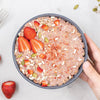 In bowl with fresh toppings