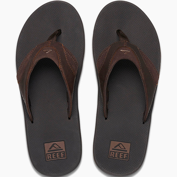Leather Fanning Men's Jandal