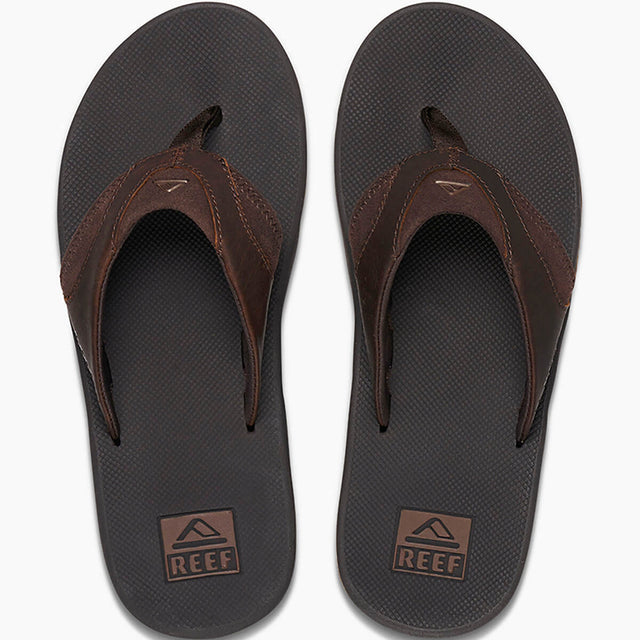 Leather Fanning Men's Jandal