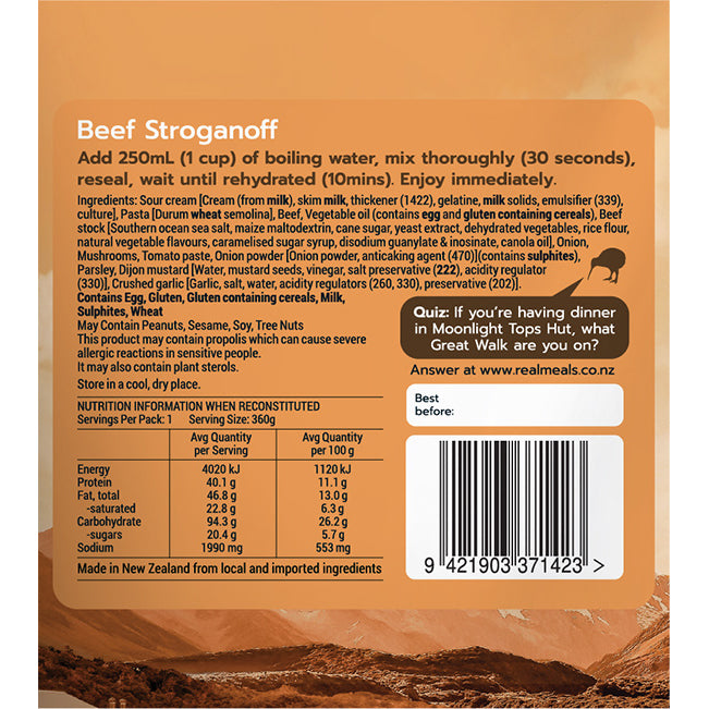 Beef Stroganoff