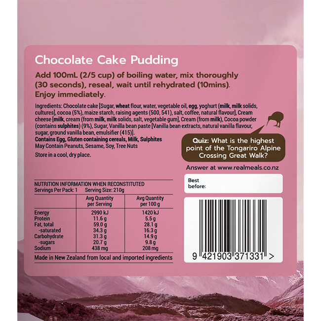 Chocolate Cake Pudding