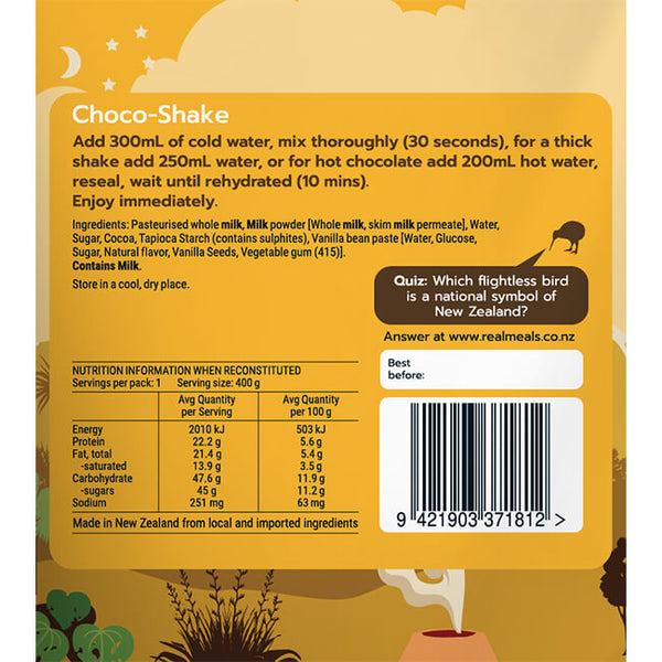 Choco-Shake Youth Meal