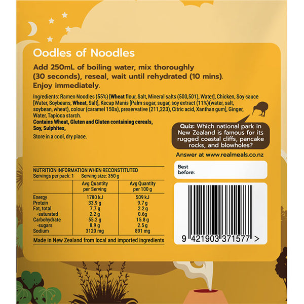 Oodles of Noodles Youth Meal