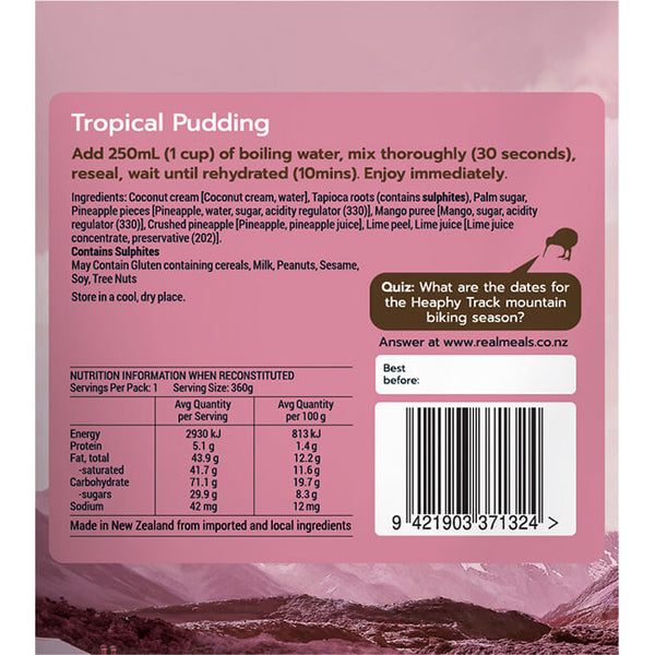Tropical Pudding