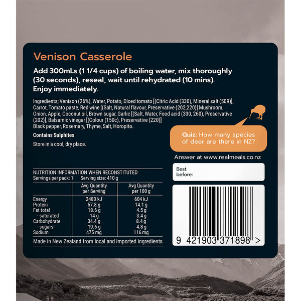 Venison Casserole