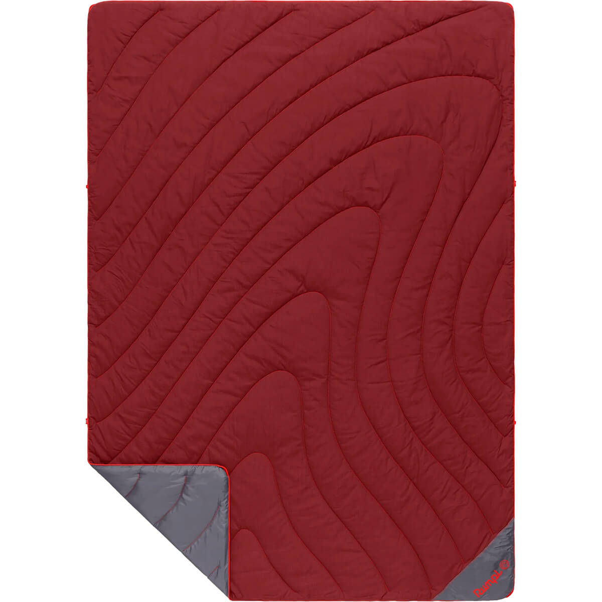 Cherry Charcoal laid out with bottom left corner showing reverse side colour