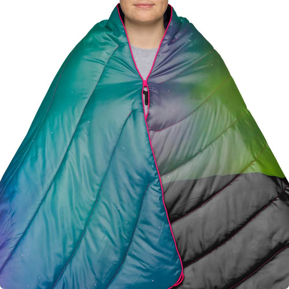Northern Lights Cape Clip&reg; in use
