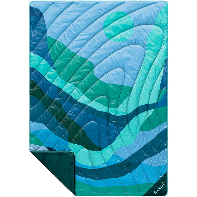 Valley Seascape laid out with bottom left corner showing reverse side colour