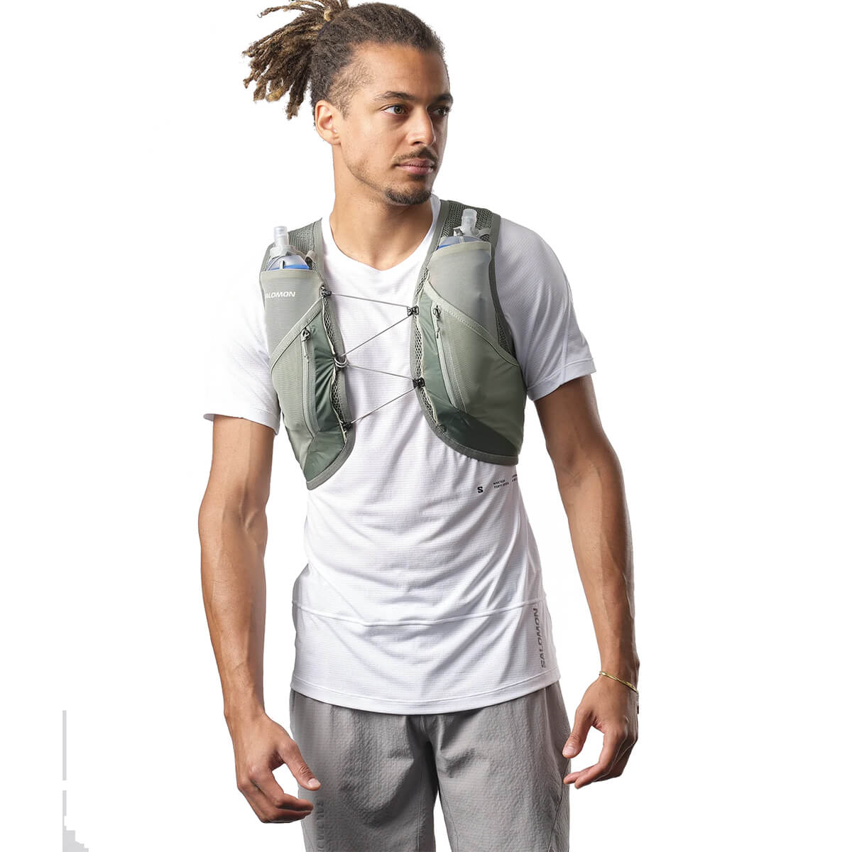 Active Skin 12 Set Running Vest with Flasks