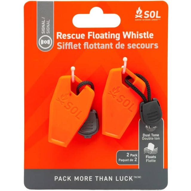 Rescue Floating Whistle 2 Pack