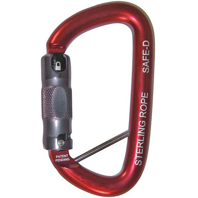 Sterling Safe-D Autolock with Lanyard Pin Carabiner
