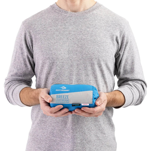 Packed and held in hands as an idea of stowed size