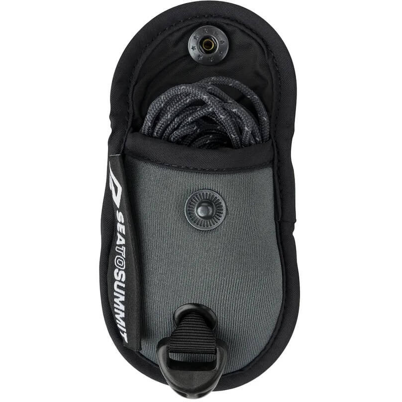 Clothesline in open pouch