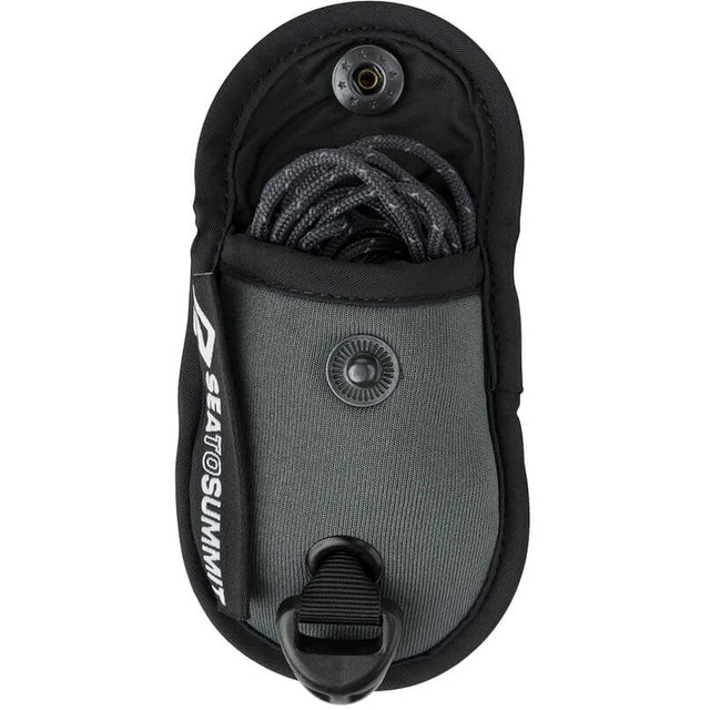 Clothesline in open pouch