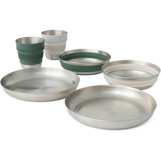 Detour Stainless Steel 6-Piece Dinnerware Set