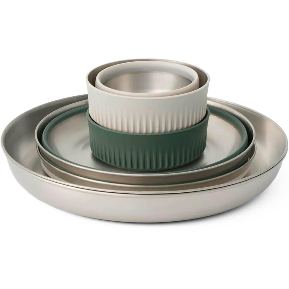 Detour Stainless Steel 6-Piece Dinnerware Set
